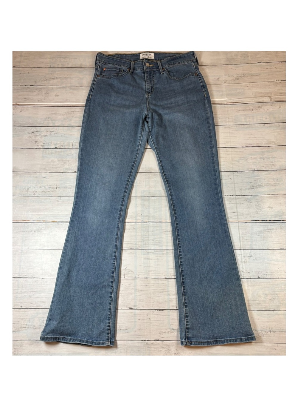 Denizen Levi’s Women’s Jeans Size 12 M 31x32 Mid Rise Bootcut Blue Denim Stretch